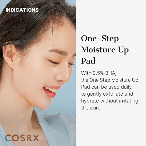 COSRX One Step Moisture Up Pad (70 Pads / 140 mL)