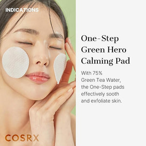 COSRX One Step Green Hero Calming Pad (70 pads)
