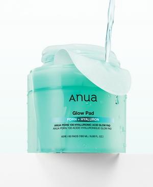 ANUA PDRN 100 Hyaluronic Acid Glow Pad (180 mL / 60 Pads)