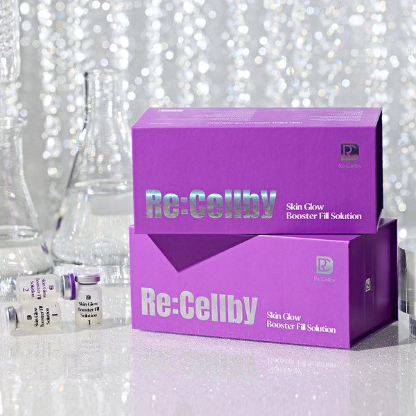 RE:CELLBY by Glow Booster Fill (Skin Glow Booster Fill Solution) (1BOX: Solution 1 3ml×5ea + Solution 2 3ml×5ea + Cotton Swabs 10ea)