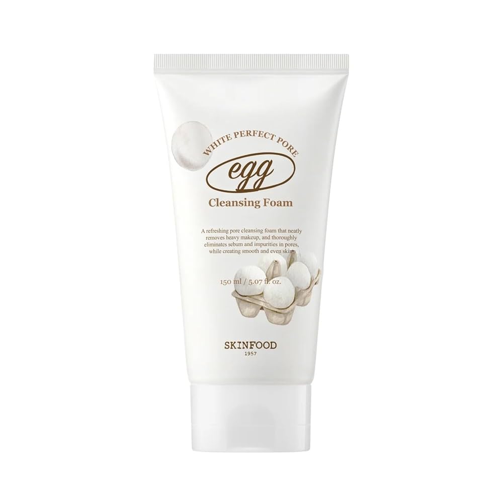SKINFOOD Egg White Perfect Pore Cleansing Foam (200ml)