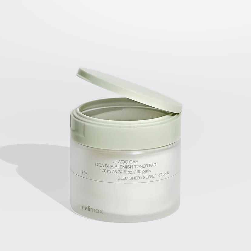 CELIMAX Ji Woo Gae Cica BHA Blemish Toner Pad (170ml / 60 Pads)