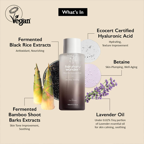 HARUHARU WONDER Black Rice Hyaluronic Toner (150ml)